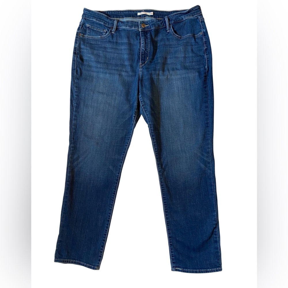 LEVIS Jeans 311 Shaping Skinny Stretch Denim High Rise Blue Womens Size 26W